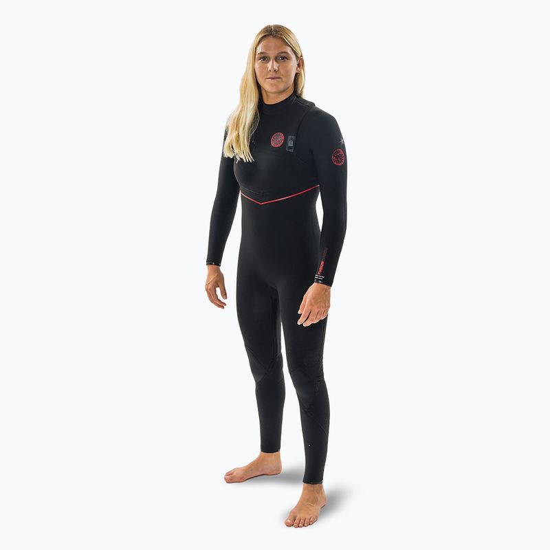 Női Rip Curl Flashbomb Fusion 3/2 mm Zip Free úszószivacs fekete 3