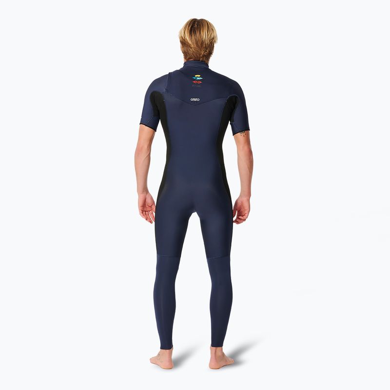 Rip Curl Dawn Patrol Performance 2/2 mm Chest Zip sötét navy férfi úszóhab 2