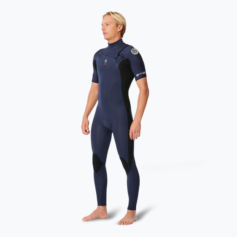 Rip Curl Dawn Patrol Performance 2/2 mm Chest Zip sötét navy férfi úszóhab 3
