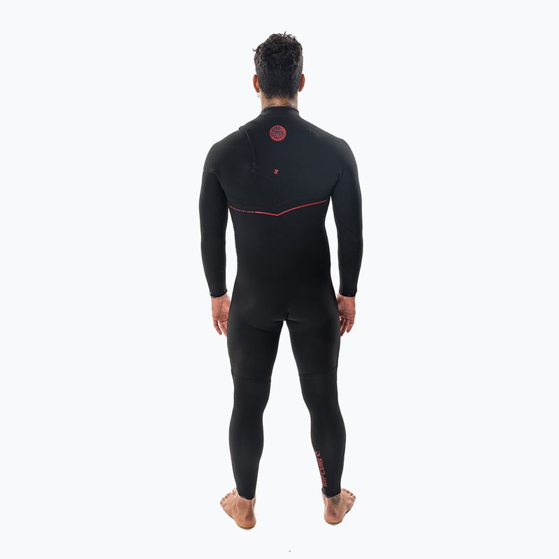 Férfi neoprén Rip Curl Flashbomb Fusion 5/3mm Zip Free black 2