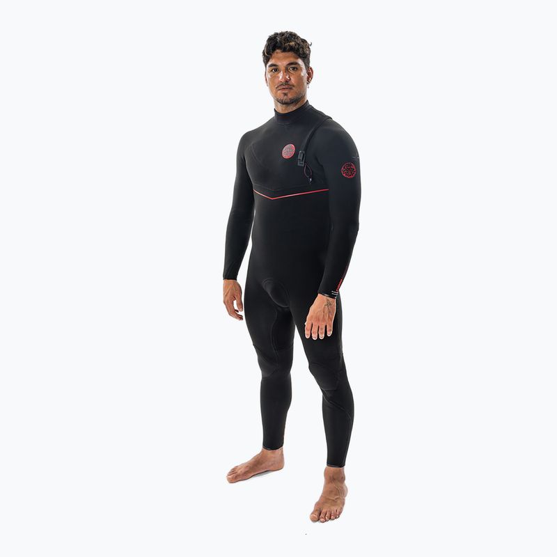 Férfi neoprén Rip Curl Flashbomb Fusion 5/3mm Zip Free black 3