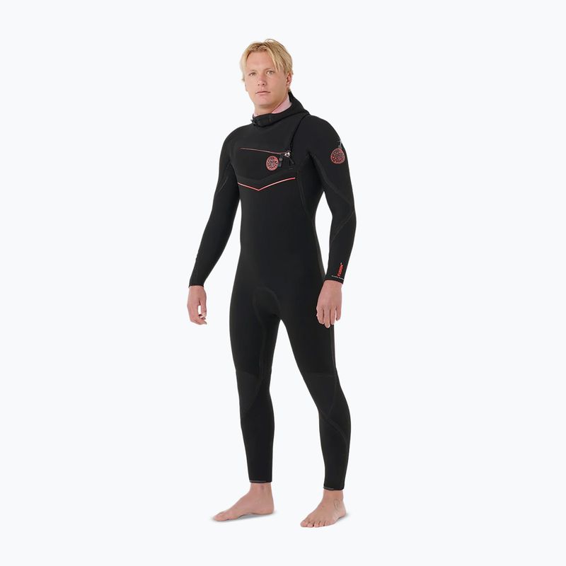 Férfi neoprén Rip Curl Flashbomb Fusion 5/3mm Zip Free black 3