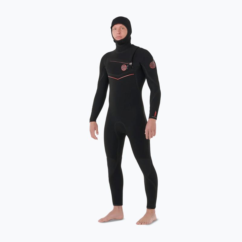 Férfi neoprén Rip Curl Flashbomb Fusion 5/3mm Zip Free black 4