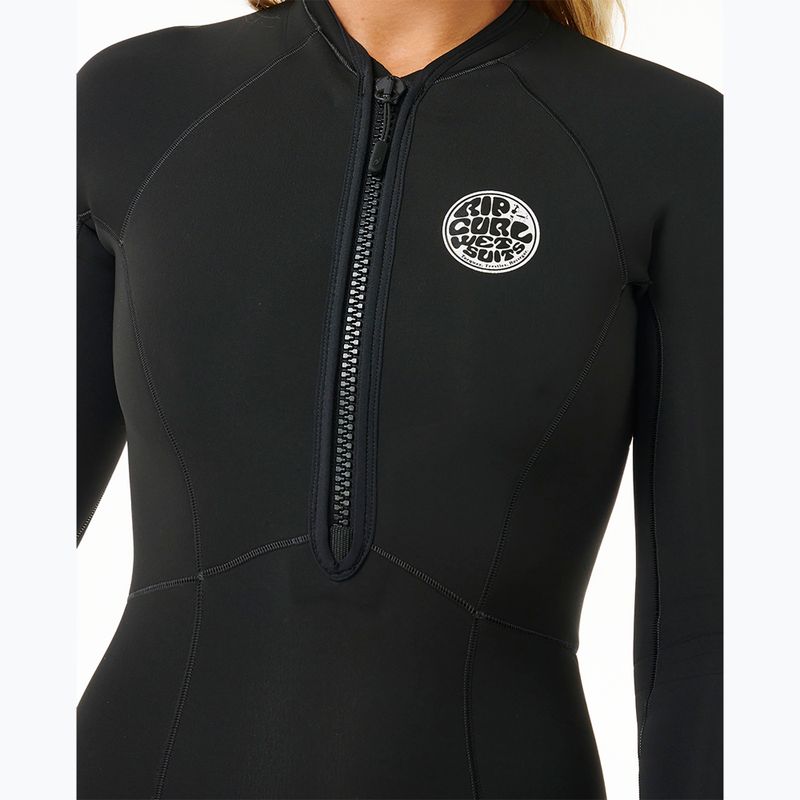 Női neoprén ruha Rip Curl G-Bomb 1,5 mm Full Zip Springsuit black 6