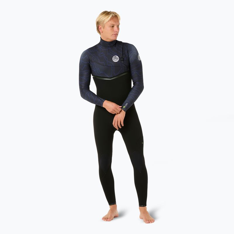 Rip Curl E Bomb 4/3 mm Zip Free vad bogyós férfi búvárruha 3