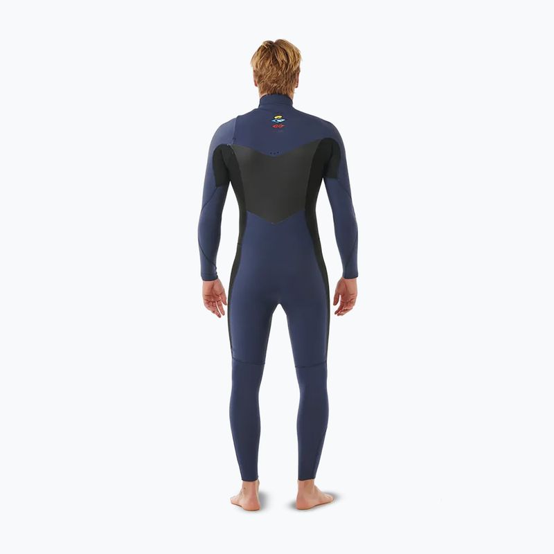 Férfi neoprén ruha Rip Curl Dawn Patrol 5/3mm Chest Zip dark navy 2
