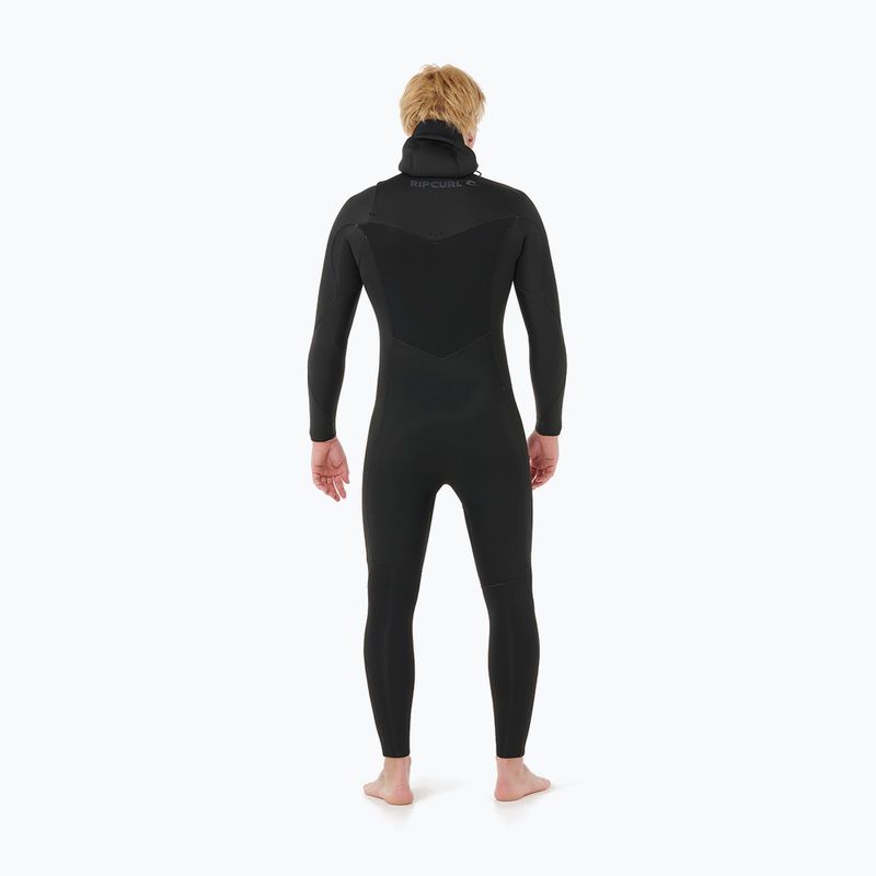 Férfi úszóruha Rip Curl Dawn Patrol Cz Hood 5/4 mm black 3