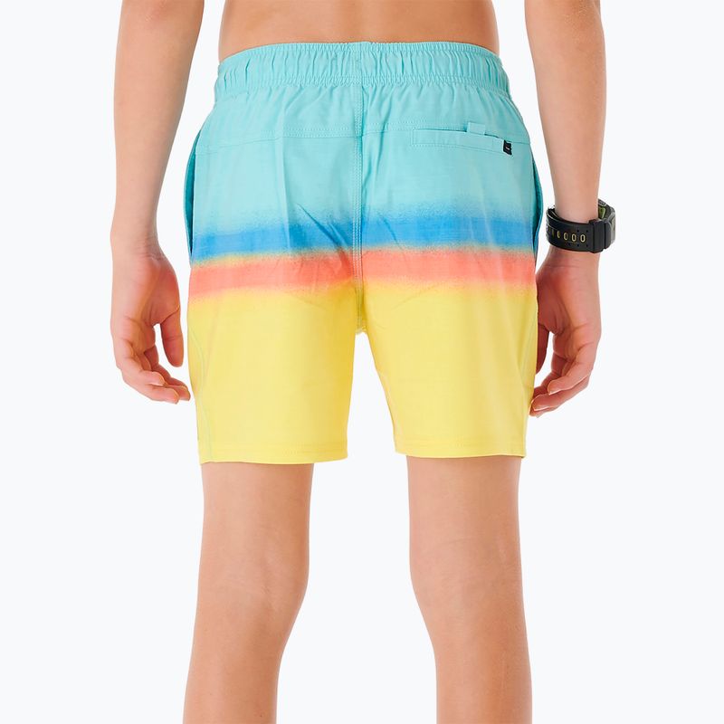 Rip Curl Surf Revival Volley gyermek rövidnadrág 46 kék/sárga 027BBO 3
