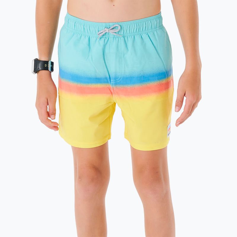 Rip Curl Surf Revival Volley gyermek rövidnadrág 46 kék/sárga 027BBO 4