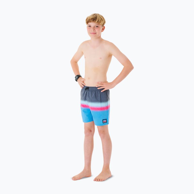 Rip Curl Surf Revival Volley 90 gyermek rövidnadrág kék-szürke 027BBO 2
