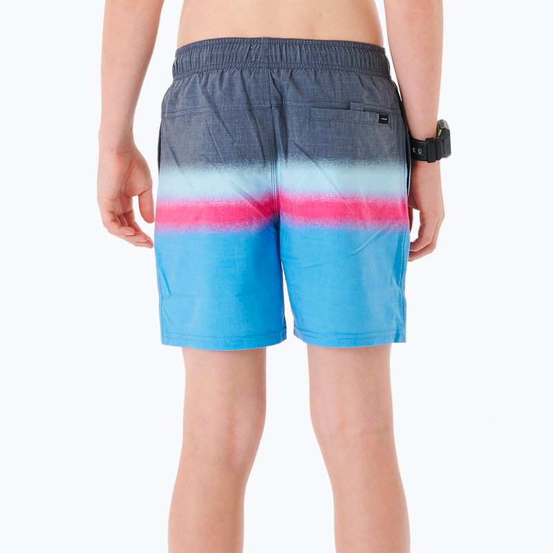 Rip Curl Surf Revival Volley 90 gyermek rövidnadrág kék-szürke 027BBO 3