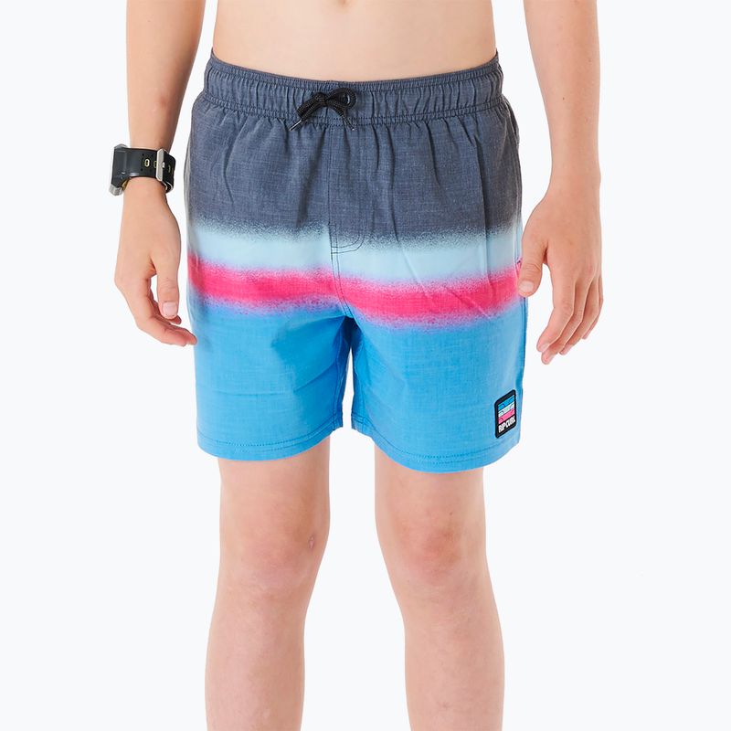 Rip Curl Surf Revival Volley 90 gyermek rövidnadrág kék-szürke 027BBO 4