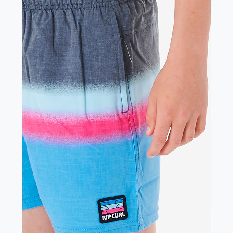 Rip Curl Surf Revival Volley 90 gyermek rövidnadrág kék-szürke 027BBO 6