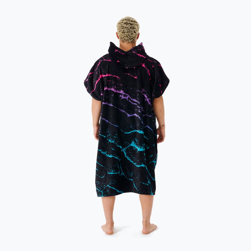 Férfi Rip Curl Combo Print 107 fekete 006MTO poncsó 2