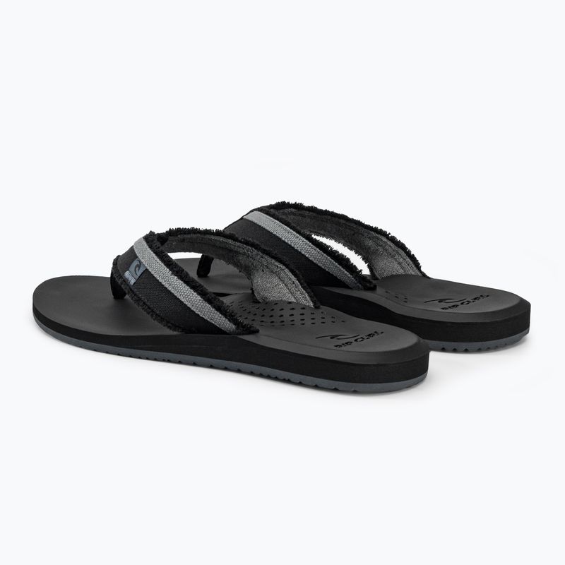 Férfi Rip Curl Reactor Open Toe 90 flip flop fekete 19VMOT 3