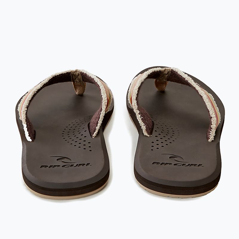 Férfi Rip Curl Reactor Open Toe flip flopok 1153 barna 19VMOT 10