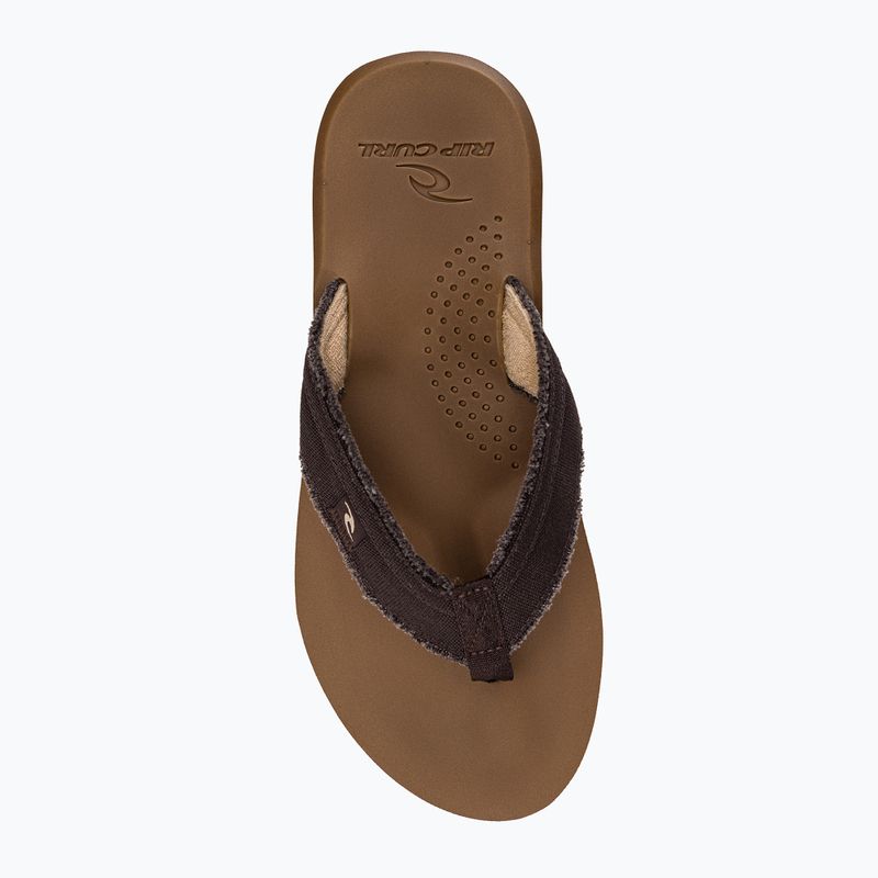 Férfi Rip Curl Reactor Open Toe flip flopok 1153 barna 19VMOT 6