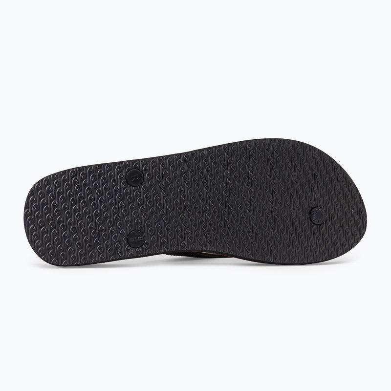 Férfi Rip Curl Breaker Open Toe flip flop 1163 fekete és narancssárga 19XMOT 5