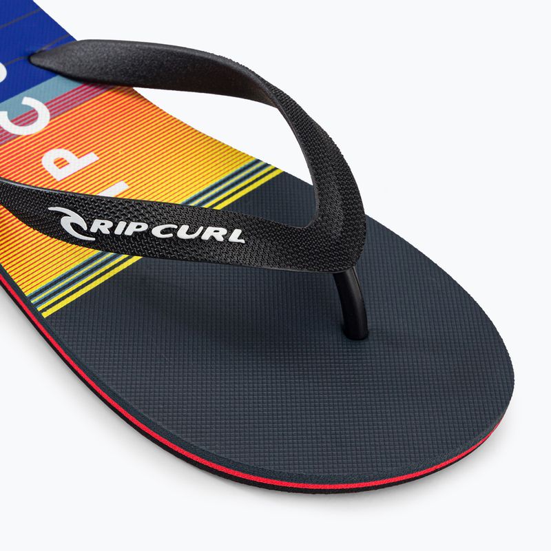 Férfi Rip Curl Breaker Open Toe flip flop 1163 fekete és narancssárga 19XMOT 7