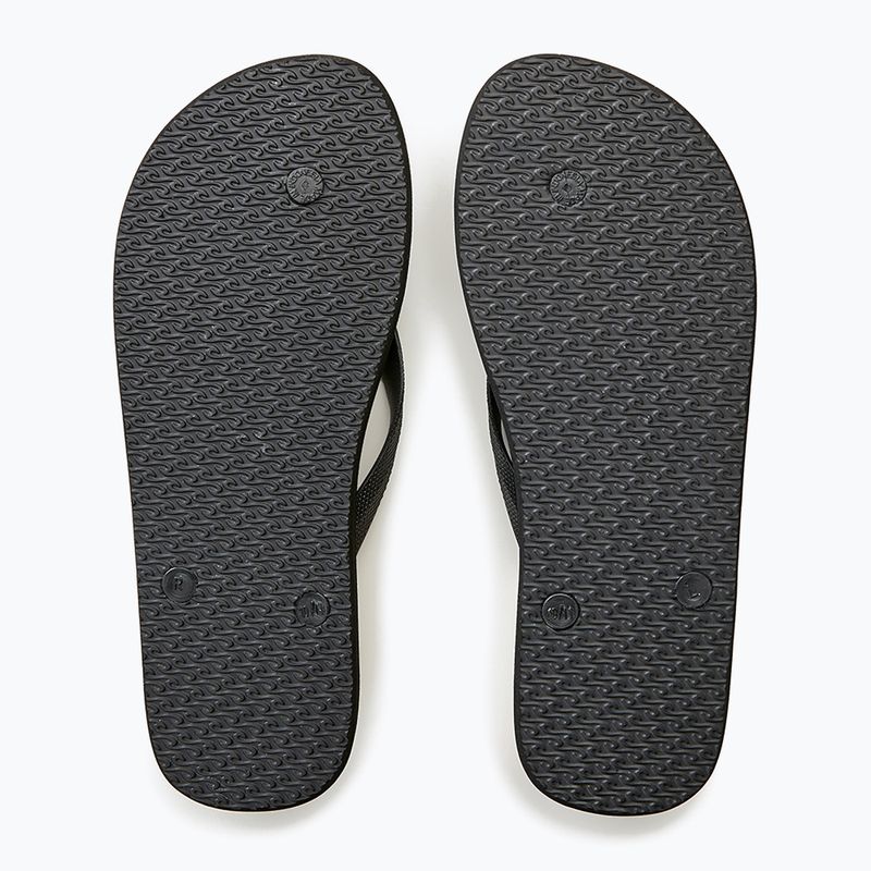 Férfi Rip Curl Surf Revival Logo Open Toe Flip Flop 6244 fekete 19YMOT 12