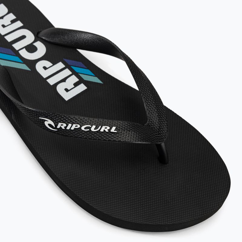 Férfi Rip Curl Surf Revival Logo Open Toe Flip Flop 6244 fekete 19YMOT 7