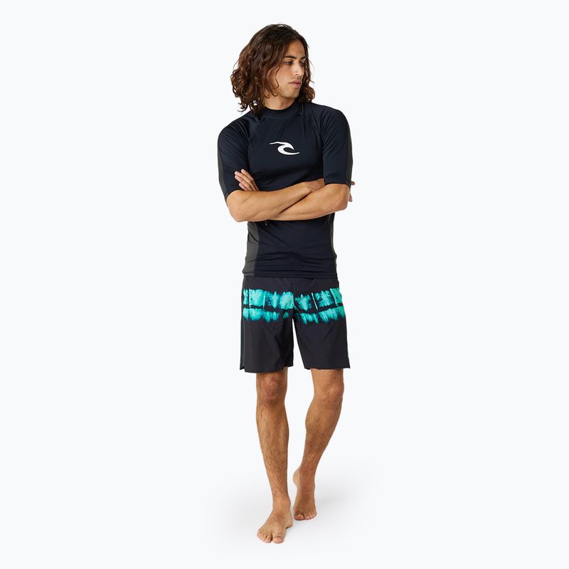 Férfi úszópóló Rip Curl Waves Upf Perf S/S black 2