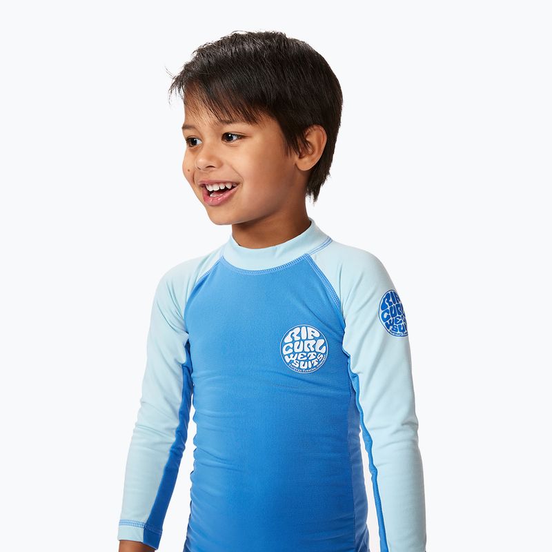 Gyermek UPF 50+ Rip Curl Icons UV Brushed öltöny kék rágógumi 3