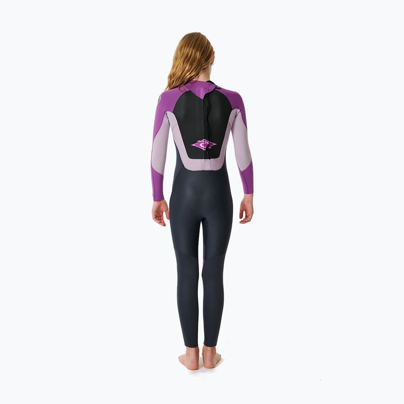 Gyerek úszóhab Rip Curl Omega 5/3mm Back Zip GB Jr purple 2