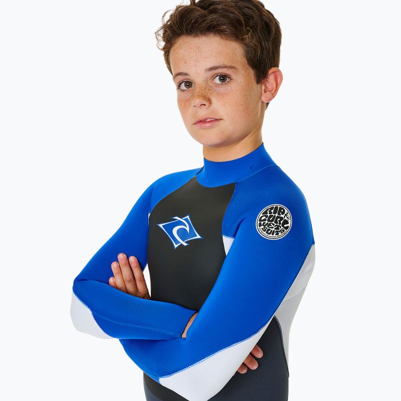 Rip Curl Omega 4/3 mm Back Zip kék gyermek úszószivacs 4