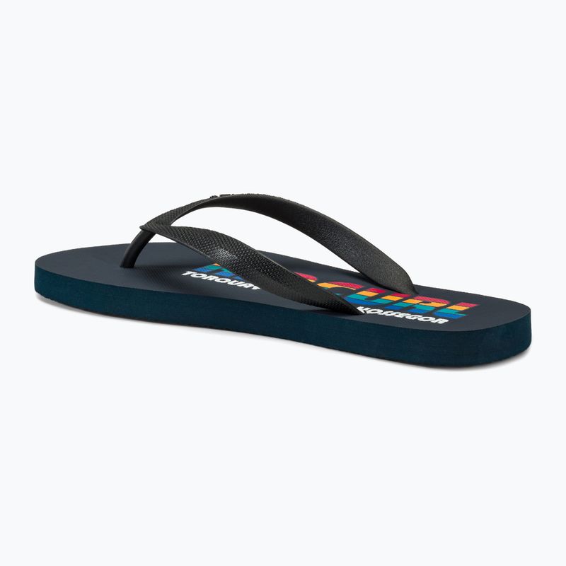 Férfi flop-flop papucs Rip Curl Icons of Surf Bloom Open Toe navy/red 3