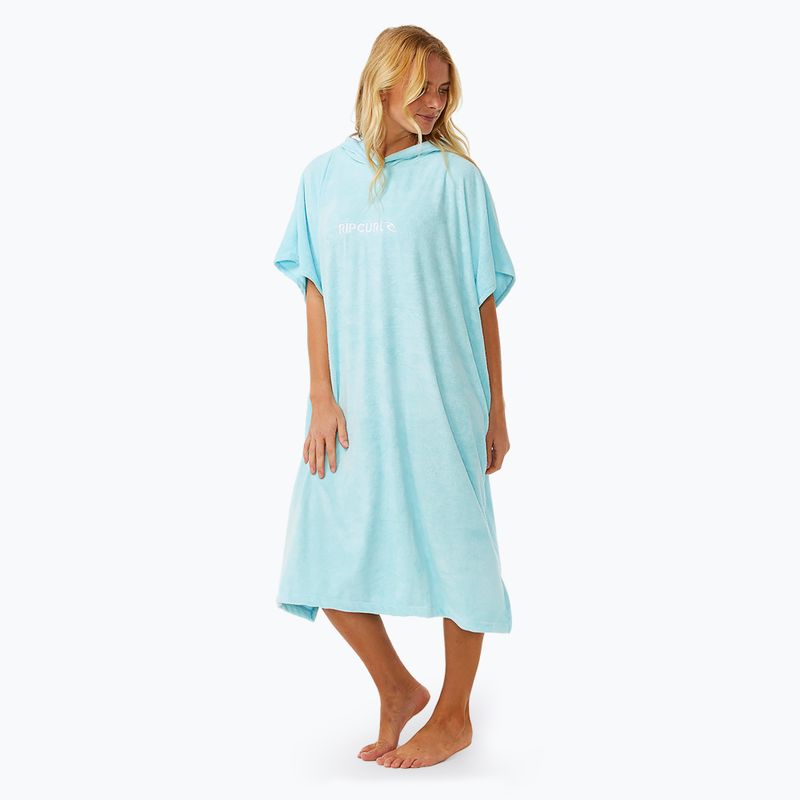 Női poncsó Rip Curl Classic Surf Hooded sky blue