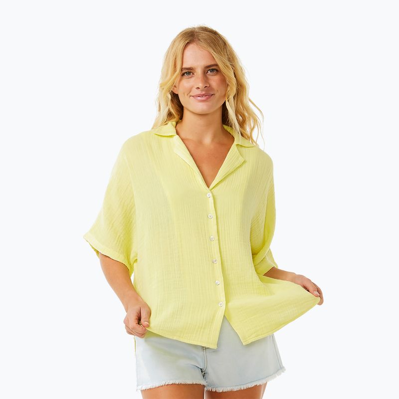 Női Rip Curl Premium Surf élénksárga póló 4
