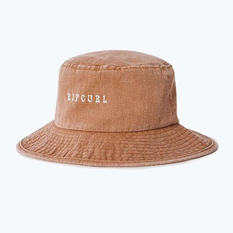 Rip Curl Washed UPF Mid Brim washed brown női sapka 2