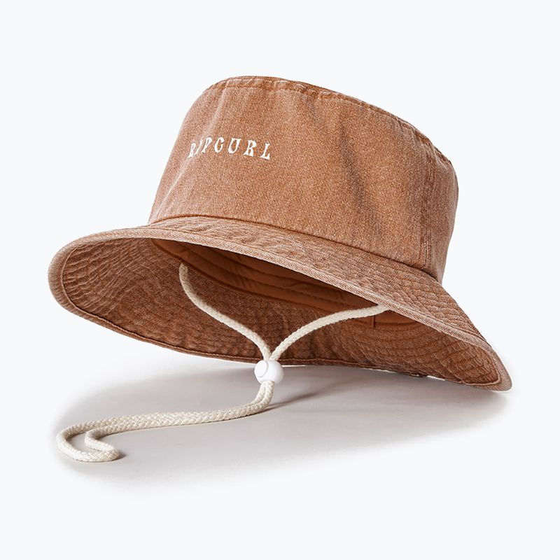 Rip Curl Washed UPF Mid Brim washed brown női sapka 4