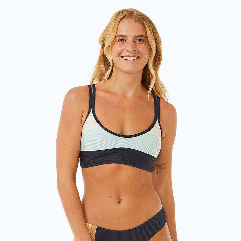 Fürdőruha felső Rip Curl Block Party Spliced Crop navy 4