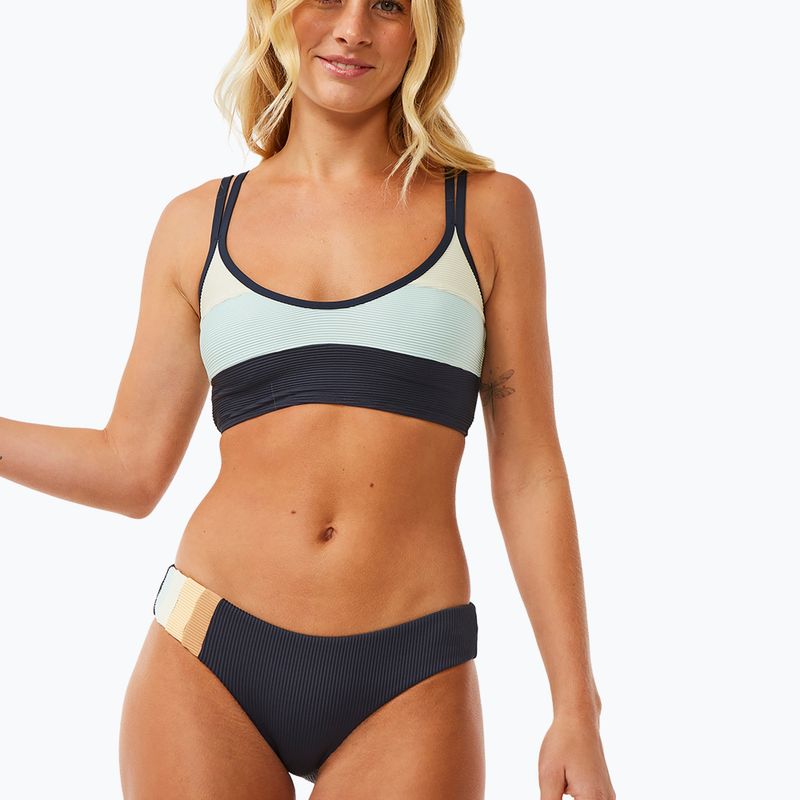 Fürdőruha alsó Rip Curl Block Party Spliced Cheeky Hip navy 9