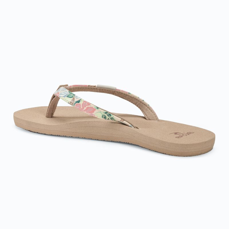 Női Rip Curl Freedom Bloom Open Toe flip flop világos narancssárga 3