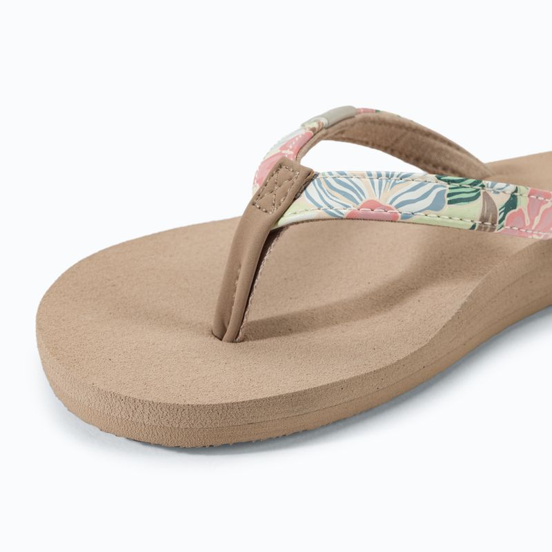 Női Rip Curl Freedom Bloom Open Toe flip flop világos narancssárga 7