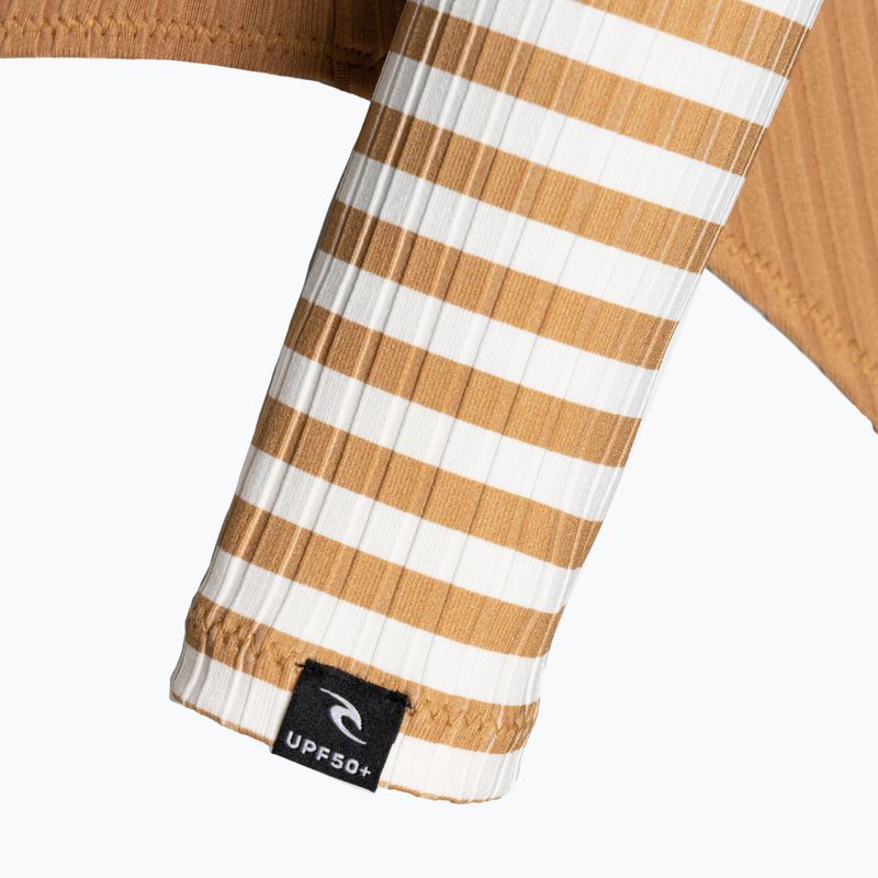 Női egyrészes fürdőruha Rip Curl Premium Surf LS Surf világosbarna 6