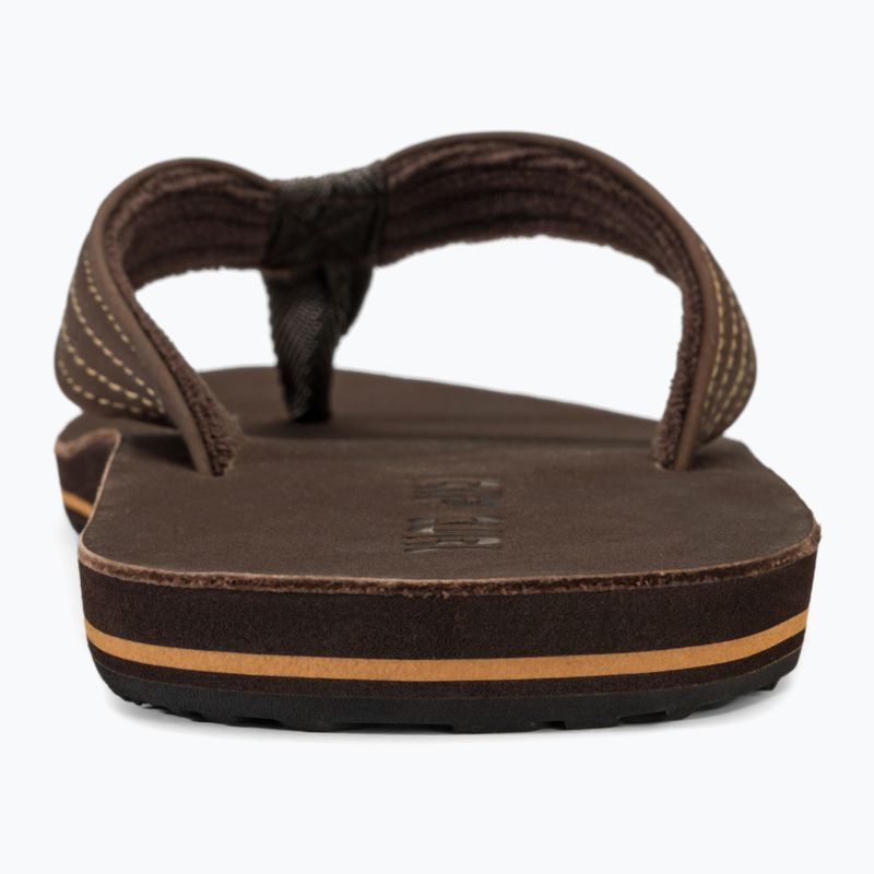 Rip Curl Revival Leather Open Toe brown férfi flip-flop papucs 6