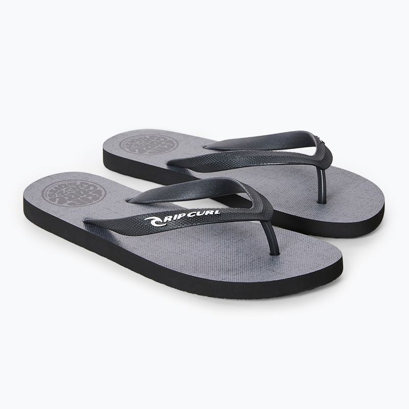 Férfi flop-flop papucs Rip Curl Icons of Surf Bloom Open Toe grey 8