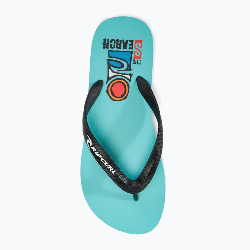 Férfi Rip Curl Foamies Bloom Open Toe flip flopok világoskék 5