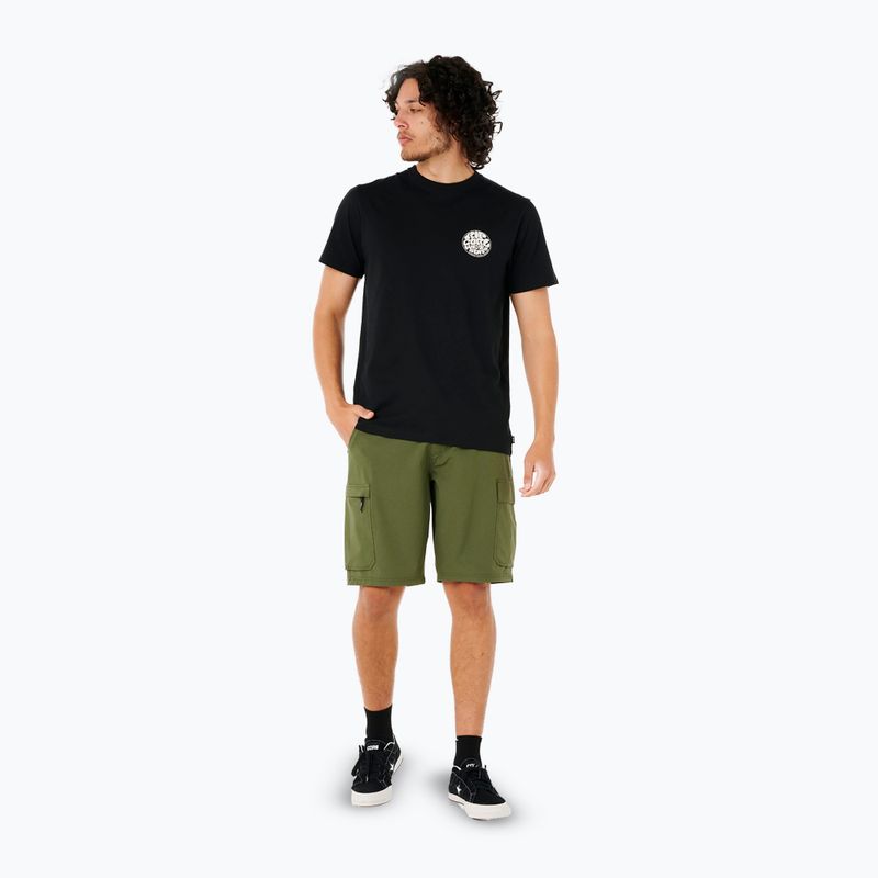 Férfi Rip Curl Boardwalk Classic Surf Cargo rövidnadrág sötét olajzöld színű 2