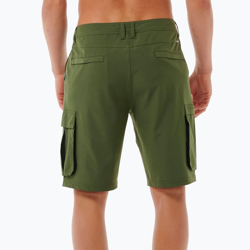 Férfi Rip Curl Boardwalk Classic Surf Cargo rövidnadrág sötét olajzöld színű 3