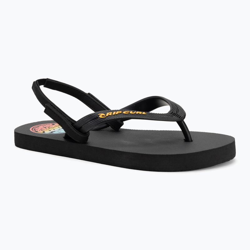 Rip Curl Wetty Fade Bloom mosott fekete gyermek szandálok