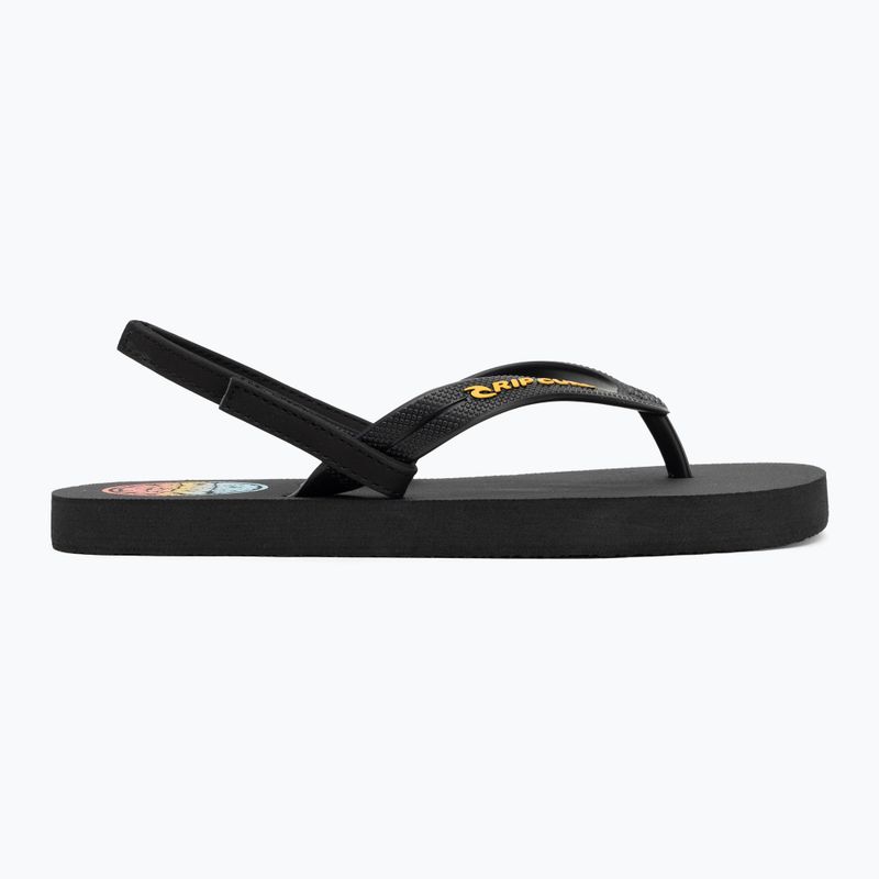 Rip Curl Wetty Fade Bloom mosott fekete gyermek szandálok 2