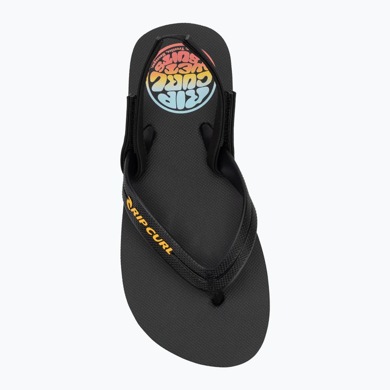 Rip Curl Wetty Fade Bloom mosott fekete gyermek szandálok 5