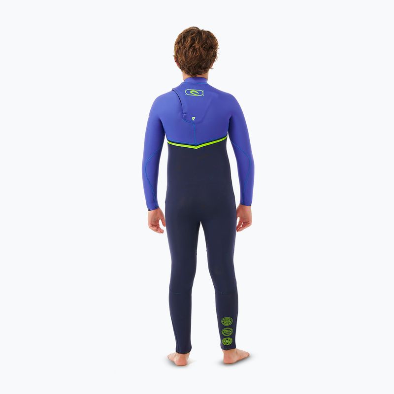 Rip Curl Flashbomb 3/2 mm Chest Zip vad bogyós gyerek úszószivacs 2