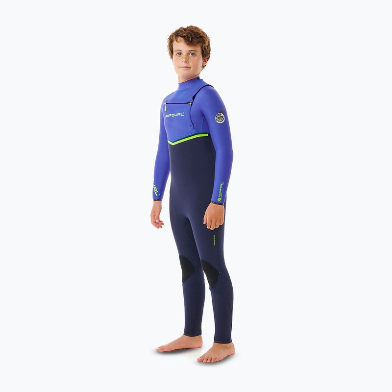 Rip Curl Flashbomb 3/2 mm Chest Zip vad bogyós gyerek úszószivacs 3
