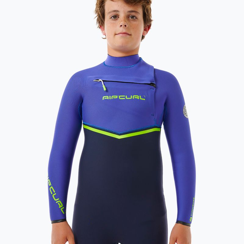Rip Curl Flashbomb 3/2 mm Chest Zip vad bogyós gyerek úszószivacs 4